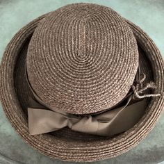 Helen Kaminski Rolled Brim Raffia Brown Hat With Bow Great Condition Preowned Approximate Measurements In Photos Rolled Brim 100% Raffia Made In Australia Helen Kaminski, Hat With Bow, Brown Hat, Brown Hats, Australia, Women Accessories, Hats, Women Shopping, Quick Saves