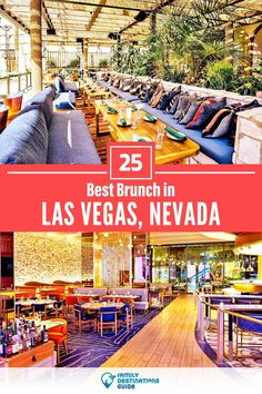 the best brunch in las vegas, nevada is featured on this postcard