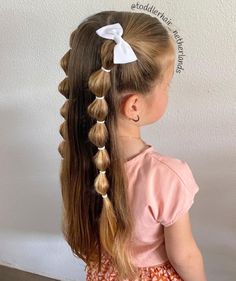 Toddler Hairstyles Girl Fine Hair, Cute Toddler Hairstyles, Easy Little Girl Hairstyles, Girly Hairstyles, Girls Hair Styles, Girl Hair Dos, Girls Hairstyles Easy, Lil Girl Hairstyles, Hairstyles Girl