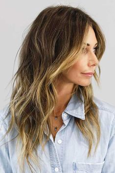 Long Tapered Haircut, Long Hair Haircuts, Long Wavy Haircuts, A Line Haircut, Postpartum Hair, Long Shag, Long Haircuts, Tapered Haircut, Wavy Haircuts