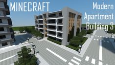 Apartment Minecraft, Minecraft Apartment, Modern City Apartment, City Apartment Building, Modern Apartment Building, Minecraft Skyscraper