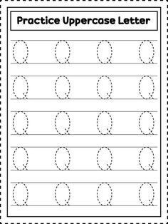 practice uppercase letter worksheet for kids to learn how to write the letter c