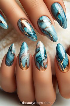 2024’s Most Stunning Blue Nail Designs Unveiled Light Blue Nail Designs, Light Blue Nails, Baby Blue Nails, Nagellack Trends, Nails Today, Summery Nails, Blue Nail Designs, Blue Nail