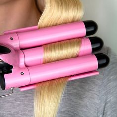 Why it's WOWAward-winning hair triple barrel curling iron waver for achieving effortlessly glam, beachy waves Crease-free clamp allows for loose, glam wavesBabe Waves is ideal for ALL hair types, from fine and flat to thick and coarseDigital dial to control temperature for styling flexibility Mermaid Hair Waves, Waving Iron, Three Barrel Curling Iron, 3 Barrel Curling Iron, Waves With Curling Iron, Mermaid Waves, Barrel Curling Iron, Glam Waves, Waves Hair