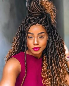 Crochet Braid Hairstyles, Some Hairstyles, Goddess Box Braids, Curly Crochet Hair Styles, Faux Locs Hairstyles, Braid Hairstyle, Crochet Braid, Crochet Braids Hairstyles, Penteado Cabelo Curto