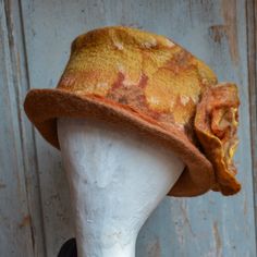 Felted Wool Hats, Womens Winter Hats, Felt Hat for Women, Ladies Winter Hat, Felt Flower Hat, Women's Wool Hat, Wool Hats for Lady, - Etsy Artisan Brimmed Felt Hat For Winter, Handmade Felt Hat With Short Brim, Handmade Winter Felt Hat With Curved Brim, Handmade Felt Hat For Winter Gift, Handmade Felt Fedora Hat, Handmade Brimmed Felt Hat, Handmade Brimmed Mini Felt Hats, Handmade Winter Felt Hat In One Size, Handmade Felt Hat For Winter