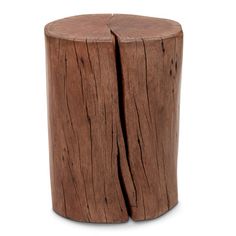 Contrast your modern ensemble with this rustic accent stool. Crafted from solid acacia wood, this stool resembles a chopped tree trunk - because it is one! Every stool is as unique as the tree it came from, with natural knots, cracks, and wood grain patterns adding an organic feel to your space. Its drum shape measures approximately 16'' high, an ideal height for an ottoman in your office or living room. Plus, it has a weight capacity of 330 lbs. so it doubles as extra seating for guests. Our fa Stump Seats, Dining Table And Buffet, Stump Stool, Scandi Living Room, Oak Headboard, Wood Stumps, Accent Stools, Accent Stool, Into The Wood