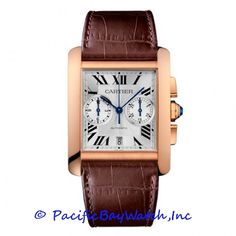 Cartier Tank MC Chronograph W5330005 Cartier Tank Mc, Cartier Watches Mens, Men's Luxury Watches, Hickory Dickory, Gentleman Watch, Leather Rose, Rolex Women, Cartier Panthere