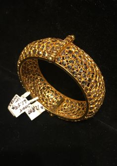 "- DO NOT PURCHASE - THIS ITEM HAS SOLD in the gallery - Awesome cuff bracelet with astounding craftsmanship!... 61.54 grams of 20kt gold & over 10 carats of 350  diamonds set in a mosaic style, with all unique / different shaped single-cut faceted stones... Hinged... Circular form... With pin closure. No signature!... despite the obvious mastery... Crazy! 1\" wide x 8\" interior circumference 609R - This stunning piece is coming from an exciting relationship with a well known & popular Santa Fe Diamond Cuff Bracelet, Santa Fe Nm, Gold Bangles, Different Shapes, Santa Fe, Cuff Bracelet, Cuff Bracelets, Jewelry Bracelets, Mosaic