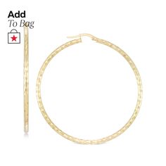 in stock Elegant Hammered Round Hoop Earrings, Yellow Gold Hoop Jewelry With Diamond Cut, Gold Hoop Earrings Aaa Quality, Elegant Hammered Hoop Earrings, Yellow Gold Hoop Earrings With Diamond Cut, Tarnish-resistant Luxury Hoop Earrings, Classic Hammered Hoop Earrings For Anniversary, Luxury Yellow Gold Diamond Cut Hoop Earrings, Yellow Gold Diamond Cut Hoop Earrings