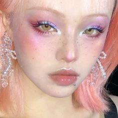 yesstyle code: BAEZH1J | xiaohongshu id: 610485884 | eye makeup look inspo colorful creative sparkly glowy glitter Glitter Highlighter, Shoot Moodboard, Eyeshadow Liquid, Liquid Glitter Eyeshadow, Drag Makeup, Festival Makeup, Liquid Eyeshadow