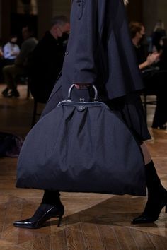 Raf Simons, Big Bags, Best Bags, Fabric Bags, Sewing Bag, Black Bag, Knitted Bags, Beautiful Bags, Handmade Bags