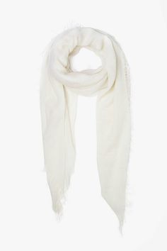 This "Eggshell" signature Chan Luu scarf has a delicate blend of cashmere and silk that is easy to wear year round. Super soft and lightweight, this scarf can compliment any look and is the ideal day to night accessory. This high quality cashmere silk scarf also includes fringed trim along the edges that creates an added airy detail. 70% Cashmere, 30% Silk. Approx. 62"x 58". Dry clean only. Woven in Inner Mongolia. China Style, Inner Mongolia, Silky Dress, Lightweight Scarf, Chan Luu, Fringe Trim, Womens Clothing Stores, Mongolia, China Fashion