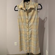 Reposhing This Item I Purchased From @Harperlouise. Loved It, But Ready To Rotate For Something New. Questions? Leave A Comment Below! Sleeveless Collared Shirt, Burberry Dress, Collared Shirt Dress, Collared Shirt, Something New, Burberry, Shirt Dress, Size 4, Midi Dress