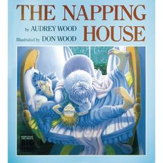 the napping house book is on display