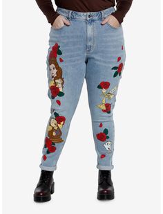 Mom Jeans Plus Size, Spirit Jeans, Her Universe, Tall Hoodies, Princess Belle, Jeans Plus Size, Disney Beauty And The Beast, Plus Size Fits, Socks And Tights