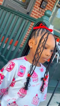 Hairstyles Girl Black Braids, Cornrows For Girls Black, Braids For 8 Year Girl, Braided Hairstyles In A Ponytail, Hairstyle Braid Ideas, Braids For Ten Year Olds, Little Mixed Girl Hairstyles Easy Braids Cornrows, Picture Day Hairstyles Braids, 9 Year Hairstyles