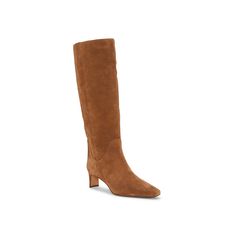 Vince Camuto-Avriah Wide Calf Boot Sharpen up your layered look with the Avriah boot from Vince Camuto. This tall pair sports a subtle block heel and square toe that bring geometric appeal to your ensemble. Click here for Boot Measuring Guide. Click here to shop more wide calf boot styles! Cozy Slippers Boots, Extra Wide Calf Boots, Shoe Size Chart Kids, Koolaburra By Ugg, Slouched Boots, Wide Calf Boots, Trending Sneakers, Wide Calf, Boots Knee