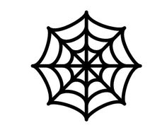 a spider web on a white background