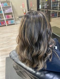 Half Highlights On Brown Hair, Highlights And Balayage, Cool Light Brown Highlights, Partial Highlights For Dark Brown Hair, Partial Highlights Asian Hair, Full Highlight On Dark Hair, Partial Highlight On Black Hair, Dark Brown Hair Partial Highlights, Caramel Balayage Money Piece