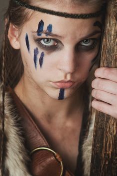 Julia [12] | Marcin Gardychowski | Flickr Halloween Makeup, Photo Inspiration, Vikings, Halloween Face Makeup, Paint, Halloween, Makeup, Photography, Art