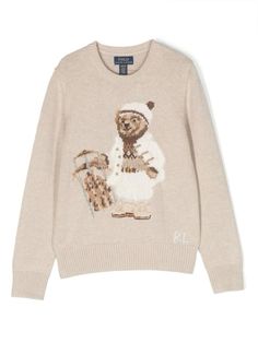 Ralph Lauren Teddy Bear Sweater, Ralph Lauren Bear Sweater, Polo Bear Sweater, Teddy Bear Sweater, Kids Teddy Bear, Bear Sweater, Polo Ralph Lauren Kids, Ralph Lauren Pullover, Knit Logo