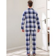 Best gift for your loved ones - this long men's pj set is a perfect gift for your father, husband, son, or friends. If you are looking for a great gift for Christmas, birthday, or other special occasions, this means set will be your best choice. Comes beautifully gift-wrapped for holidays on Christmas, birthdays, new year, Valentine's, or other holiday party occasions. Garment care: machine washable, better to wash separately from other colors. Do not bleach. Superior quality, perfect fit-gracie Sleepwear For Men, Cozy Fabric, Mens Plaid, Sleepwear & Loungewear, Colour Combinations, Body Heat, Gift For Christmas, Pyjama Set, Gracie Oaks