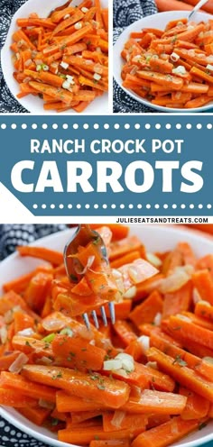 this is an image of ranch crock pot carrots