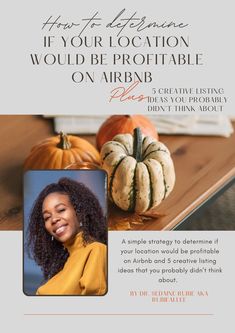 a flyer for an event with pumpkins on the table and a woman's face