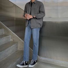 Korean Simple Outfits Men