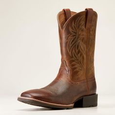 Sport Wide Square Toe Western Boot | Ariat Ariat Mens Boots, Womens Work Boots, Square Toe Boots