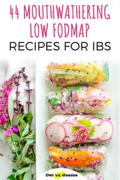 Do you suffer from symptoms of food intolerance? Or have you been diagnosed with IBS (Irritable Bowel Syndrome)? If so, a low FODMAP diet is the only proven method to discover what foods trigger your symptoms. I’ve rounded up 44 delicious low FODMAP recipes to help you get  started. Recipes are categorised under breakfast, lunch, dinner, snacks  and desserts. #health #nutrition #dietitian #diet Ibs Diet Recipes Dinner, Recipes For Ibs, Ibs Diet Recipes, Low Residue Diet, Lectin Free Diet, Fodmap Breakfast