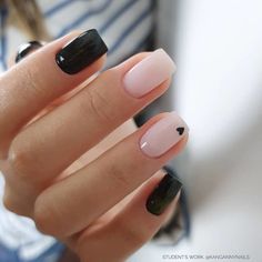 Nails For A Black Dress, Fun Black Nails, Nail Deisgn, Black Summer Nails, Girly Nails, Birthday Sleepover, Simple Gel Nails