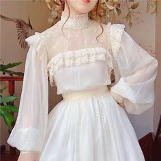 Otylia Romantic Royalcore Edwardian Vintage Dress Wedding Dresses 60s, Gatsby Dress, Old Fashion Dresses, Cottagecore Dress, Fairytale Dress, Vestidos Vintage, Fairy Dress, Fancy Dresses, Vintage Dress