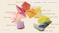 an origami bird is shown with instructions to make it look like they are folded up