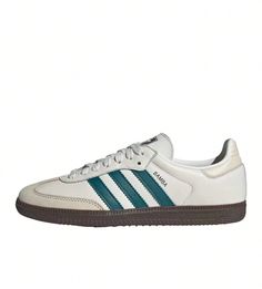 Adidas Samba OG Cloud White Legacy Teal (Women's) Shoes Causal Sneakers   IG1963 Multicolor     Colorblock    Women Shoes, size features are:Bust: ,Length: ,Sleeve Length: Adidas Samba Og, Cloud White, Adidas Samba, All Fashion, Women's Shoes, Womens Sneakers, Color Blocking, Length Sleeve, Sleeve Length