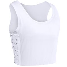 PRICES MAY VARY. Imported, 95%Odell cotton, 5%Polyester fiber, Wicking for moisture management, Softness and comfortable fitting body design. Strong wide elastic band attached, nice amount of stretch. featuring mesh panel, which makes this binder super snug yet strechy and comfortable, perfect with tanktop or t-shirts 3 rows of adjustable Hook-and-Eye closure, it's able to adjust the tightness. Easy to put on and take off, you could unhook the side real quick to have a short break from binding. Trans Binder, Paint Binders, Women Tomboy, Chest Binder, Reality Shifting, Non Binary People, Corset Vest, Son Chaeyoung, Women Crafts