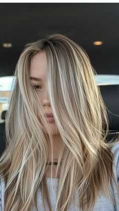 Summer Hair Dirty Blonde, Soft Blended Highlights, Soft Blonde Hair With Highlights, Fake Blonde Hair Ideas, Babylights Blonde Hair, Dimension Blonde Hair, Blonde For Fair Skin Blue Eyes, Dirty Blonde Hair With Dimension, Highlights On Dirty Blonde