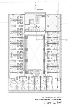 the floor plan for the hilton bay hotel, which is located on the first floor