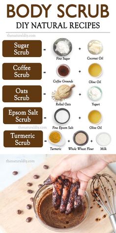 Homemade Body Scrubs, Body Scrub Recipes, Body Scrub Homemade Recipes, Wax Recipe, Body Care Recipes, Natural Body Scrub