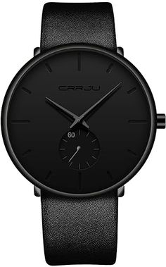 Mens Watches Ultra-Thin Minimalist Waterproof-Fashion Wrist Watch for Men Unisex Dress with Leather Band Wrist Watch For Men, Wristwatch Fashion, Unisex Dress, Watch For Men, Men's Watches, Classic Leather, Men's Watch