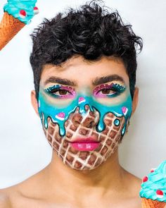 Fairygod Mother, Makeup Artistic, Mother Outfit, James Charles, Makeup Artists, Face Painting, Face Paint, Carnival Face Paint, Body Art