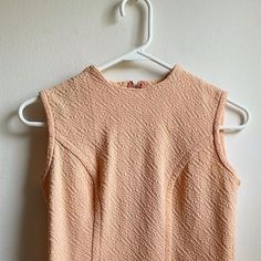 The Life and Thrift of Marcella 🍯 | 1: Vtg 60s potentially handmade peach shift style textured dress • great vtg condition , minor discoloration at bottom and has a little... | Instagram Made Dress, Textured Dress, Union Made, Style Board, Dress Making, Looks Great, Stain, Conditioner, Plaid