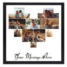 PRICES MAY VARY. 💖Treasure Your Memories: Custom Photo Frame can turn photos of you and your family, lovers, and friends into souvenirs, leaving beautiful memories for you and your family, lovers and friends. 💖8 Styles Picture Collage: Personalized Picture Frame have 8 different heart styles for you to choose from 2/3/6/8/9/10/12/15 photos collages. It can be used as decoration for the living room, bathroom, bar, or any other place. 💖The Perfect Gift for Any Occasion: Personalized heart photo Picture Collage Ideas, Heart Photo Walls, Photo Collage Ideas, Collage Heart, Love Photo Collage, Photo Collage Prints, Custom Photo Frames, Personalized Photo Frames, Personalized Picture Frames