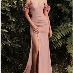 This Is A Beautiful, Well Made Gown. Material Is Good Quality. Brand New With Tags. Perfect For A Black Tie Event, Wedding, Prom Or Homecoming. Fitted Gowns, Cinderella Divine, Prom Long, Trumpet Skirt, Cinderella Dresses, Unique Prom Dresses, Full Length Dress, Satin Gown, Evening Gowns Formal