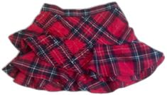 Winter School Cotton Skirt, Winter Cotton School Skirt, School Plaid Cotton Skirt, Cotton Plaid Skirt For School, Plaid Cotton Skirt For School, Red Cotton Skirt For Winter, Red Cotton Skorted Skort, Red Mini Skirt For School In Winter, Red Cotton Skirted Skort