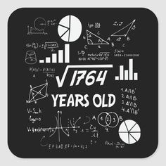 42nd Birthday Square Root Math 42 Years Old Bday Square Sticker Size: Small, 1½ inch. Gender: unisex. Age Group: adult. 53 Birthday, 68 Birthday, 52 Birthday, 56th Birthday, 48 Birthday, 44th Birthday, 36th Birthday, 42nd Birthday, 65th Birthday Gift