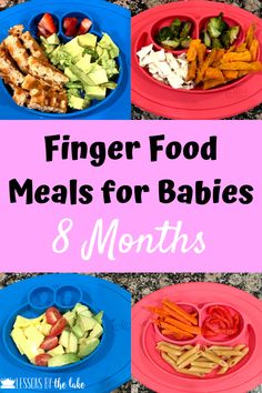 finger food meals for babies and months