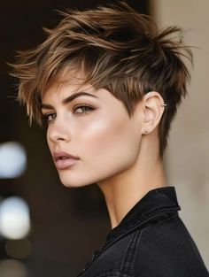 Long Pixie Haircut, Pixie Haircut Ideas, Hairstyle Long, Longer Pixie Haircut, Long Hairstyle, Hairstyle Trends, Hairstyle Inspiration, Trendy Hairstyle