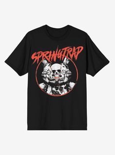 It's game over if you don't grab this tee! Run around the Pizzaplex with this terrifying Five Nights at Freddy's tee on  featuring a circular portrait of Springtrap with his name scrawled up top.100% cottonWash cold; dry lowImportedListed in men'sunisex sizes Graphic T-shirts Hot Topic, Tshirts Hot Topic, Five Nights At Freddy's Springtrap, Spring Trap, Tall Hoodies, Skull Tee, Plus Size Fits, Christmas Mom, Sweaters And Jeans